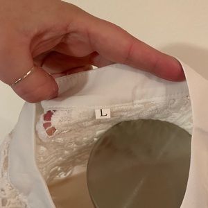 no brand Tops - White lace blouse no brand Tops - White lace blouse